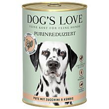 Purinarmes Nassfutter mit Pute in der Dose