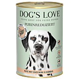 Purinarmes Nassfutter mit Pute in der Dose