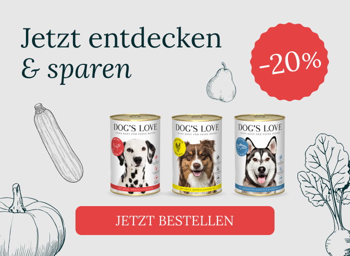Ein Hund hustet