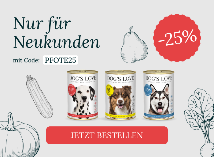 Ein Hund hustet