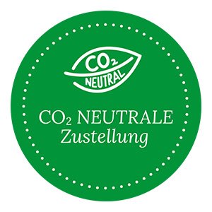 Icon mit der Aufschrift: CO2 Neutrale Zustellung