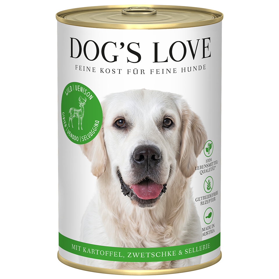 DOG'S LOVE Premium wet dog food Adult Wild | Buy Now