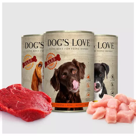 Meat love dog food best sale