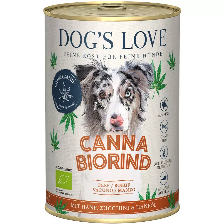 DOG S LOVE Premium wet dog food canna beef Buy Now