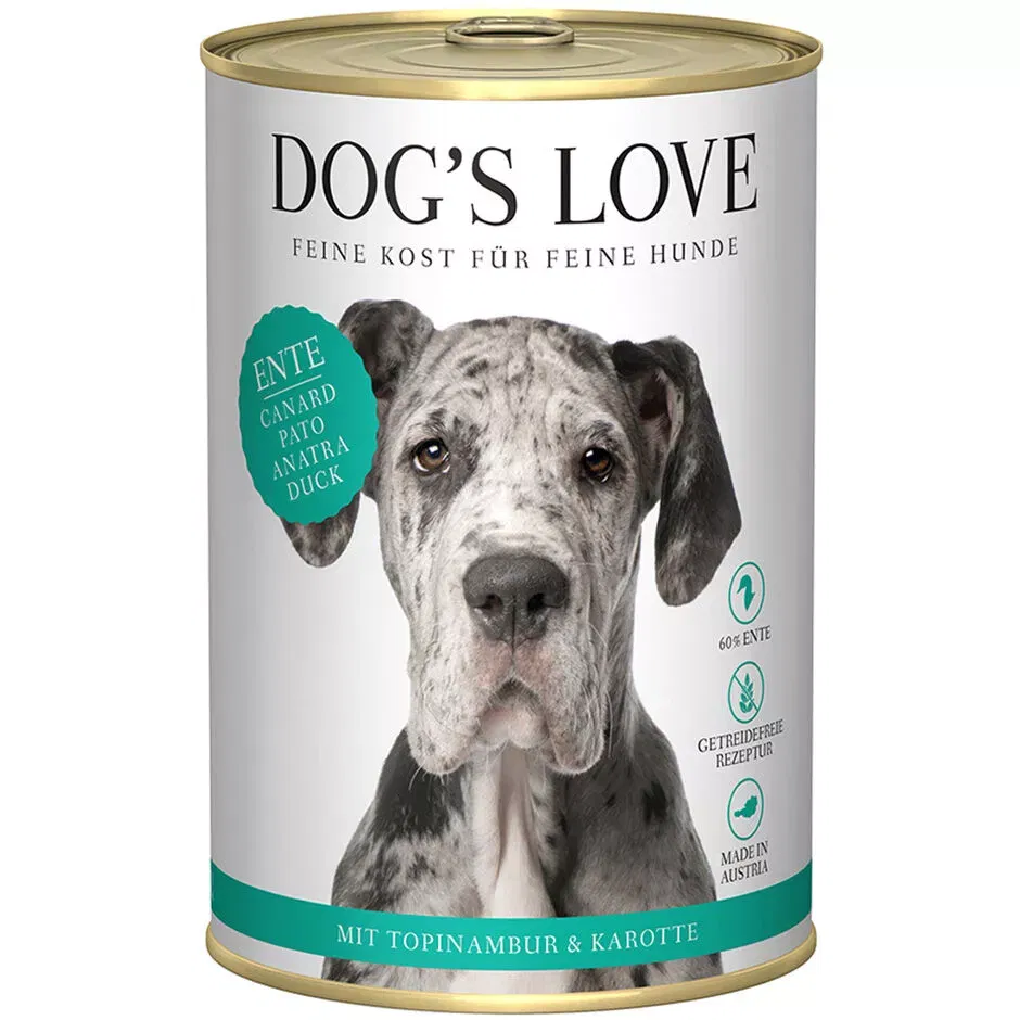 DOG S LOVE Premium wet dog food Adult Duck Buy Now