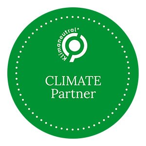 Icono con la inscripción: Climate Partner