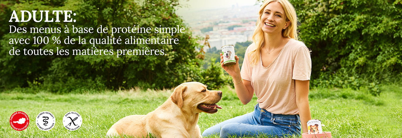 DOG'S LOVE adulte nourriture pour chien